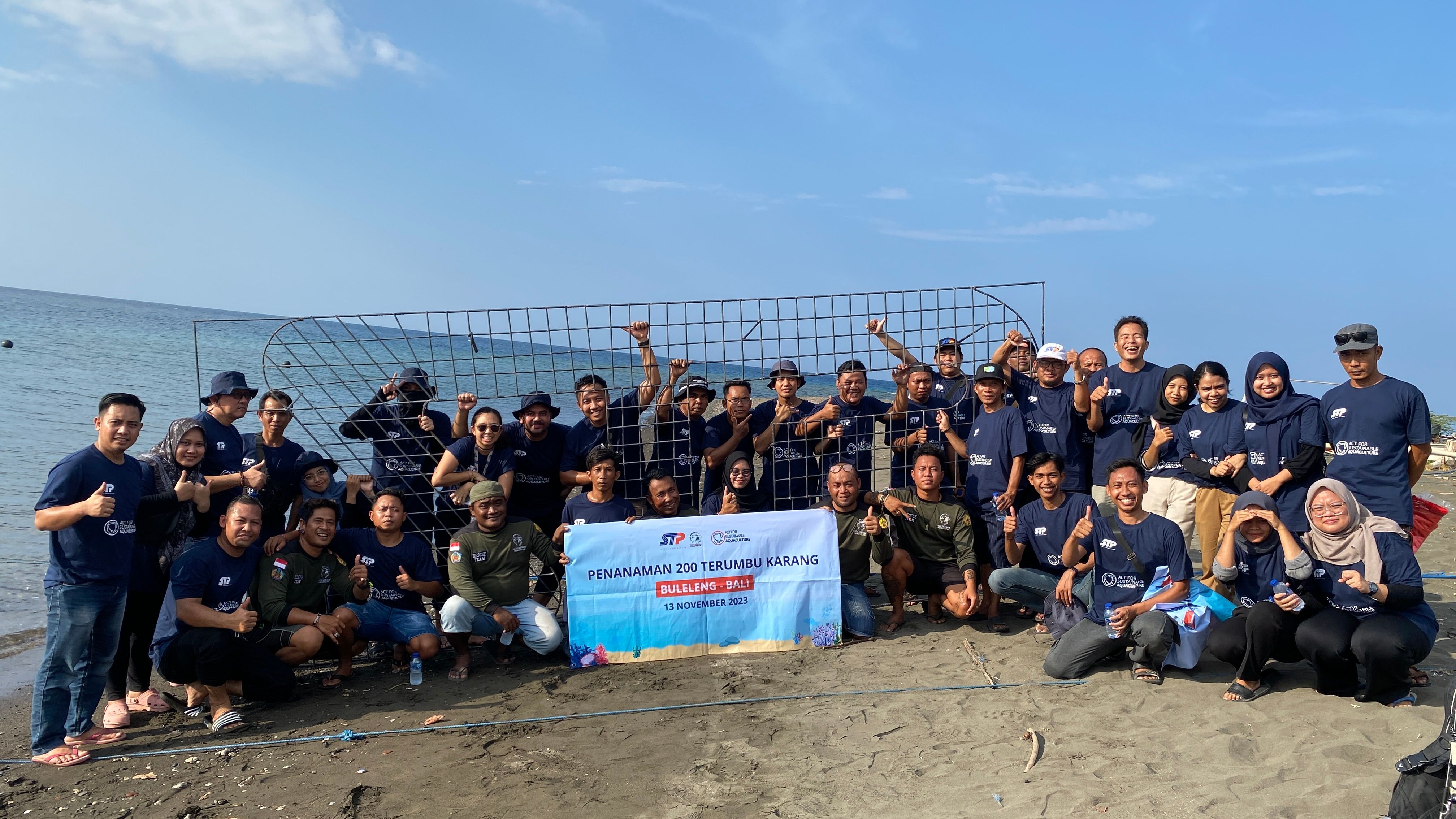 STP Demonstrates Green Commitment with Coral Reef Planting in Bali